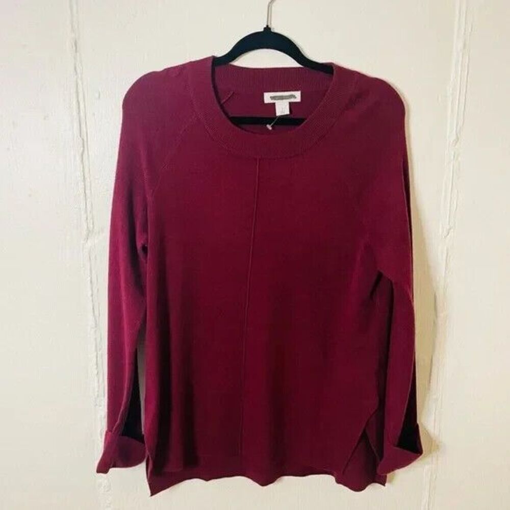 Liz Claiborne Wine Red Sweater Small NWOT
